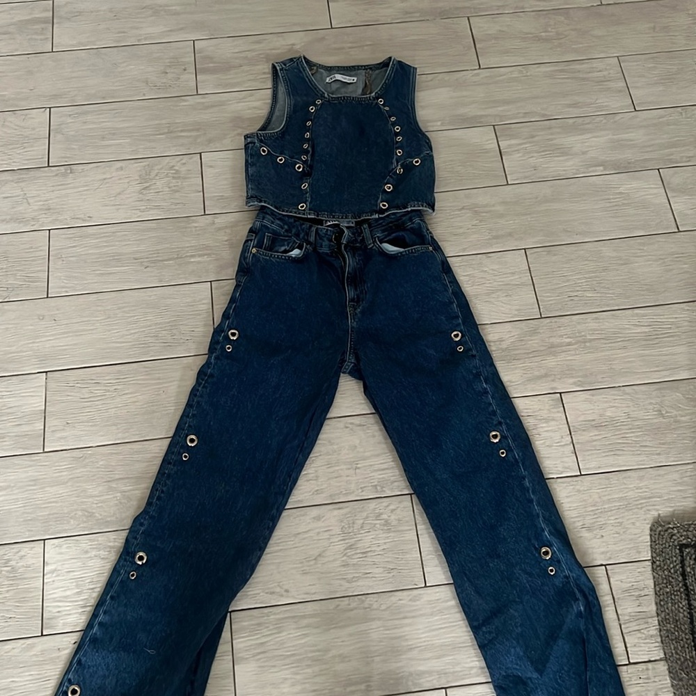 Zara Denim Coord Set (can be sold separately)